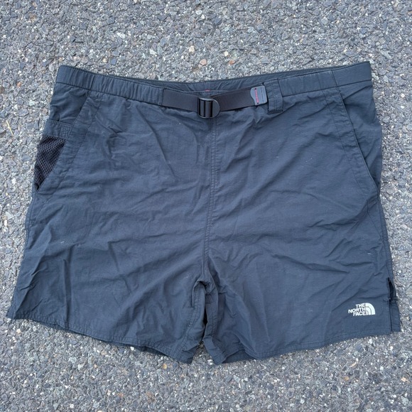 The North Face Mens Black Belted Hiking Shorts Lightweight Large - Picture 1 of 9